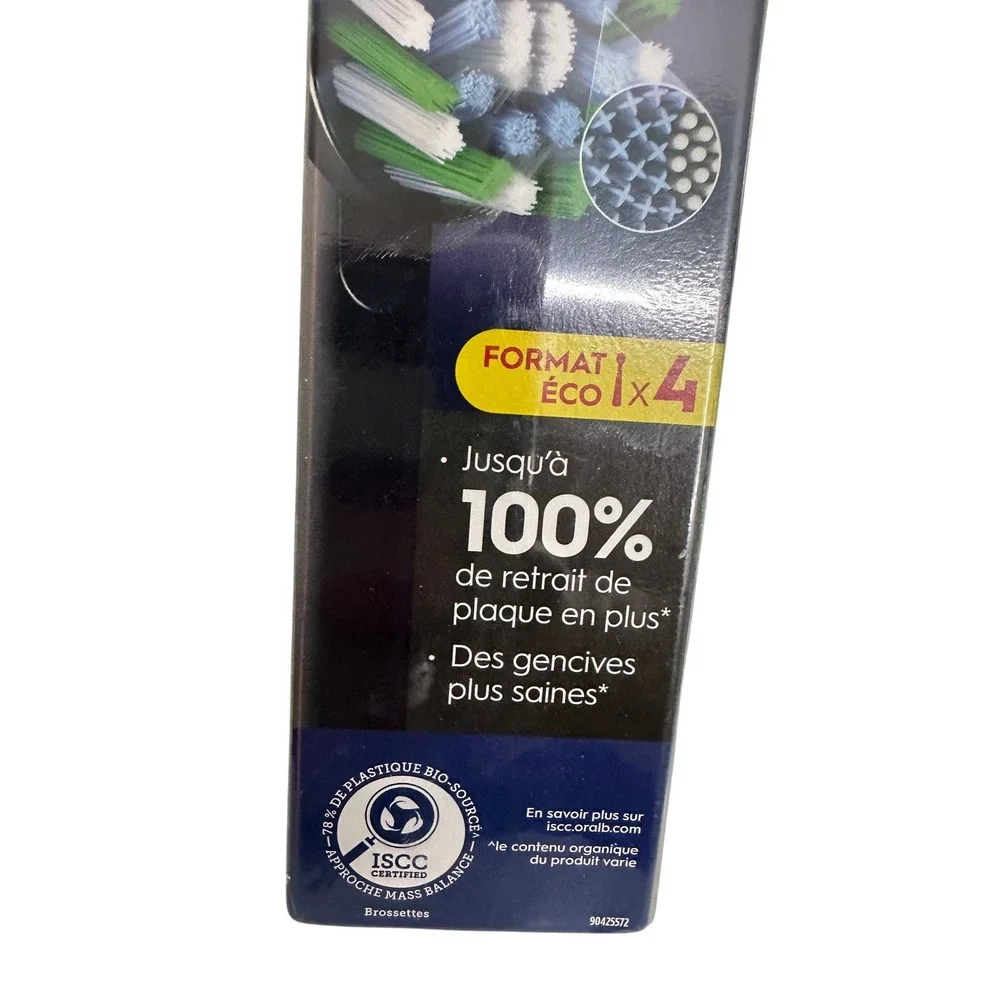 Oral B Pro Cross Action Electric Toothbrush Black w/ Brush‎ Head Refills Eco